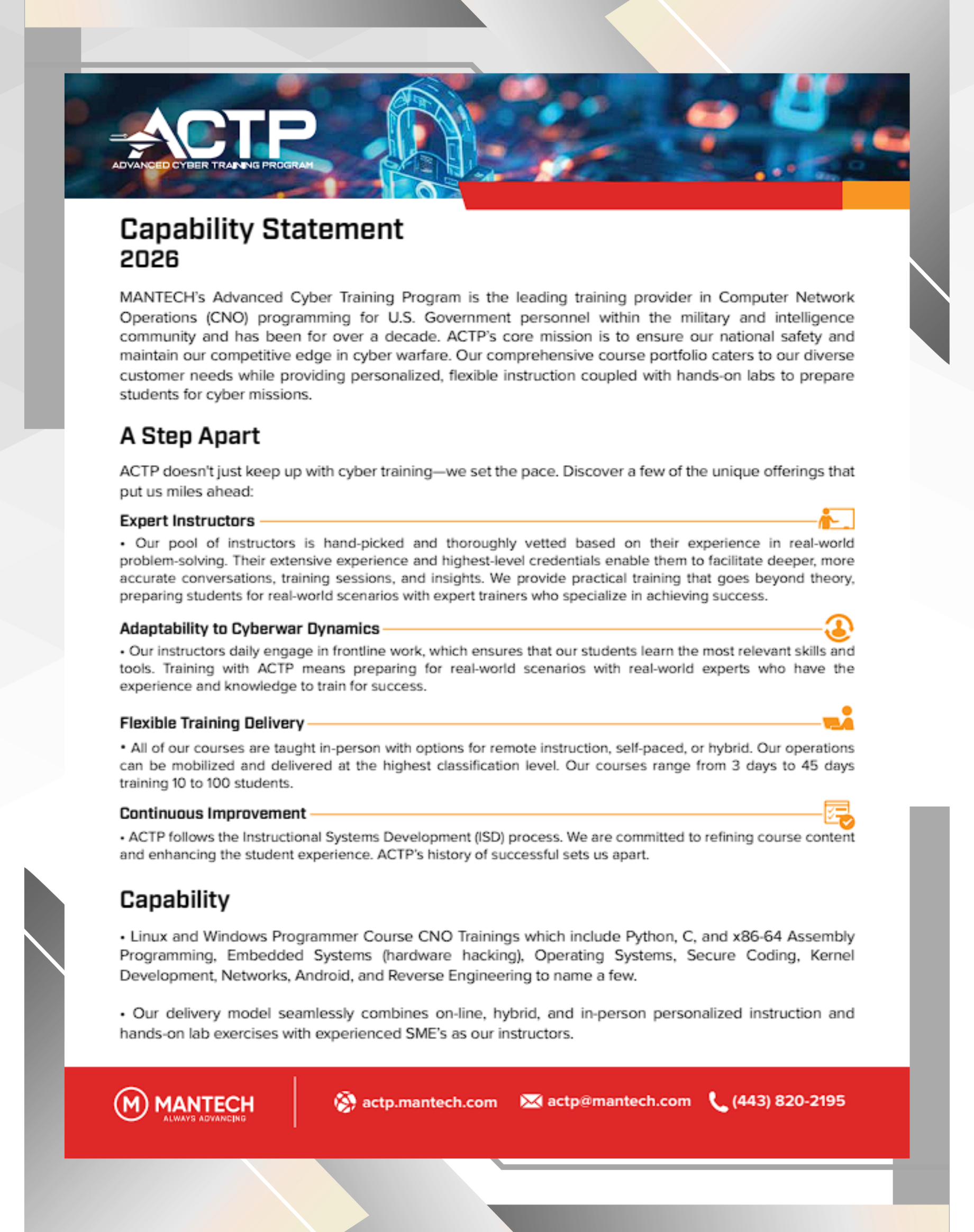 Capability Statement